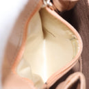 CHANEL Matelasse Hand Bag Leather Beige Gold Tone CC Auth BA16602V-25