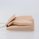 CHANEL Matelasse Hand Bag Leather Beige Gold Tone CC Auth BA16602V-5