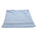 CHANEL Scarf Cashmere Light Blue Pink CC Auth BA16604V-2