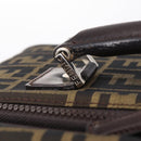 FENDI Zucca Canvas Suitcase Black Silver Auth BA16609V-10