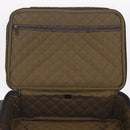 FENDI Zucca Canvas Suitcase Black Silver Auth BA16609V-26