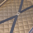 FENDI Zucca Canvas Suitcase Black Silver Auth BA16609V-27