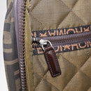 FENDI Zucca Canvas Suitcase Black Silver Auth BA16609V-32