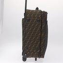 FENDI Zucca Canvas Suitcase Black Silver Auth BA16609V-4