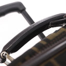 FENDI Zucca Canvas Suitcase Black Silver Auth BA16609V-14