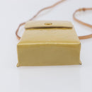 LOUIS VUITTON Monogram Vernis Green Cigarette Case Beige M91048 LV Auth BA16613-5