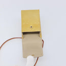 LOUIS VUITTON Monogram Vernis Green Cigarette Case Beige M91048 LV Auth BA16613-19
