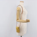 LOUIS VUITTON Monogram Vernis Green Cigarette Case Beige M91048 LV Auth BA16613-23
