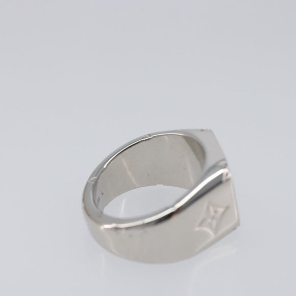 LOUIS VUITTON Signet Ring Ag925 Silver M62488 LV Auth BA16615M