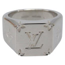 LOUIS VUITTON Signet Ring Ag925 Silver M62488 LV Auth BA16615M-2