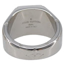 LOUIS VUITTON Signet Ring Ag925 Silver M62488 LV Auth BA16615M-3