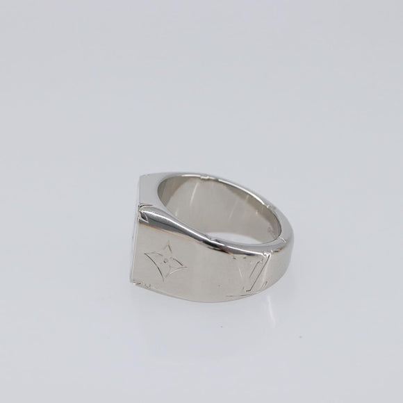 LOUIS VUITTON Signet Ring Ag925 Silver M62488 LV Auth BA16615M