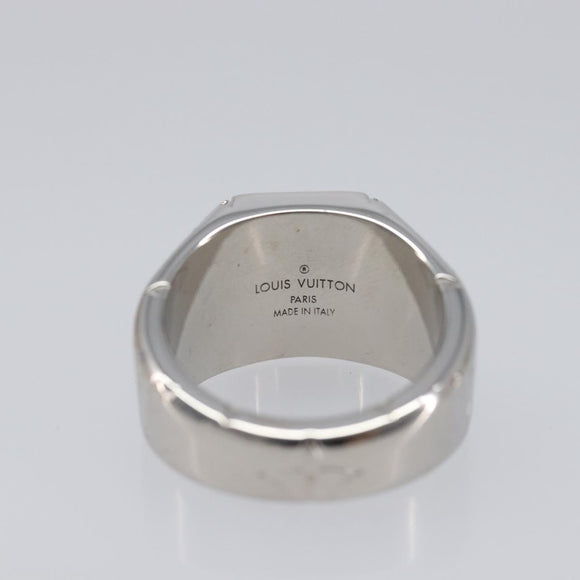 LOUIS VUITTON Signet Ring Ag925 Silver M62488 LV Auth BA16615M
