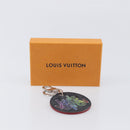 LOUIS VUITTON Damier Graphite Porte Cles Round Illustre M68836 Auth BA16616-15