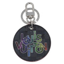 LOUIS VUITTON Damier Graphite Porte Cles Round Illustre M68836 Auth BA16616-2
