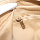 Salvatore Ferragamo Tote Bag Nylon Orange Gold Tone Auth BA16617-25