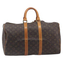 LOUIS VUITTON Monogram Keepall 45 Boston Bag M41428 LV Auth BA16618-2