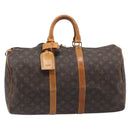 LOUIS VUITTON Monogram Keepall 45 Boston Bag M41428 LV Auth BA16618-3
