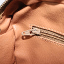 CELINE Macadam Shoulder Bag PVC Brown Gold Tone Auth BA16621-26