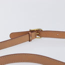CELINE Macadam Shoulder Bag PVC Brown Gold Tone Auth BA16621-15