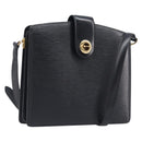 LOUIS VUITTON Epi Capuchin Shoulder Bag Black M52342 LV Auth BA16623-1