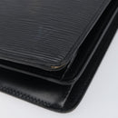 LOUIS VUITTON Epi Capuchin Shoulder Bag Black M52342 LV Auth BA16623-14