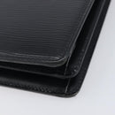 LOUIS VUITTON Epi Capuchin Shoulder Bag Black M52342 LV Auth BA16623-12