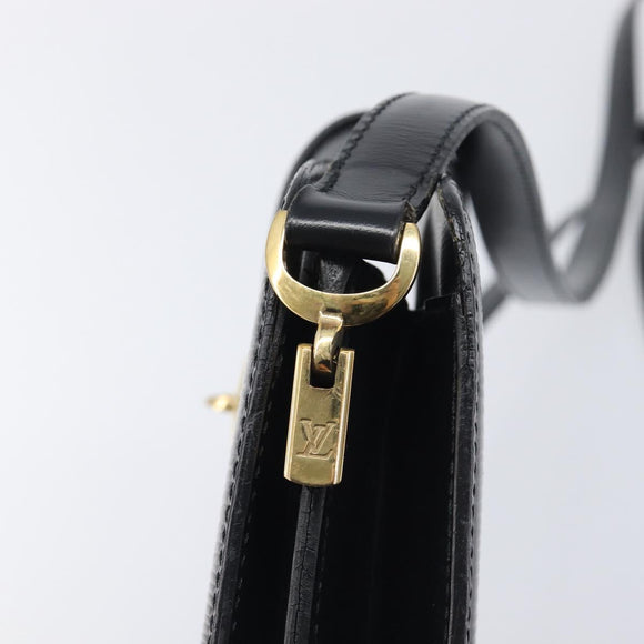 LOUIS VUITTON Epi Capuchin Shoulder Bag Black M52342 LV Auth BA16623