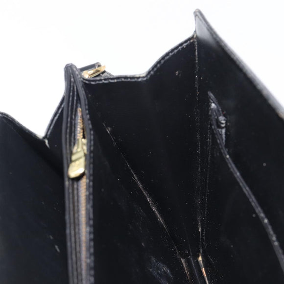 LOUIS VUITTON Epi Capuchin Shoulder Bag Black M52342 LV Auth BA16623