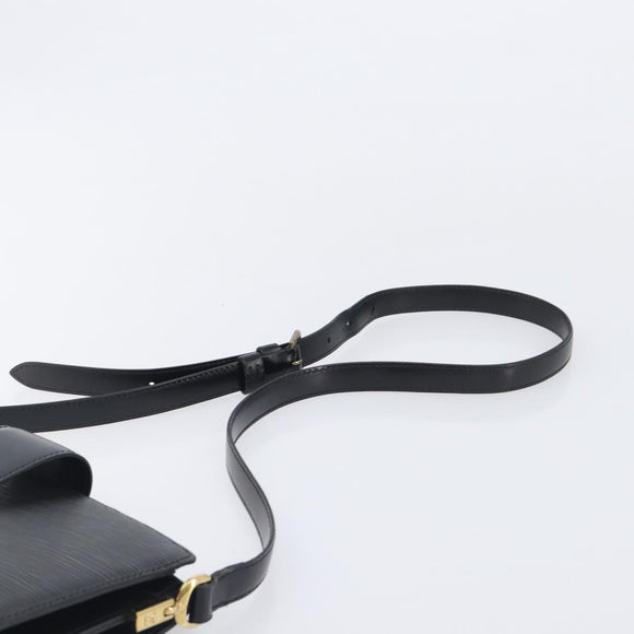 LOUIS VUITTON Epi Capuchin Shoulder Bag Black M52342 LV Auth BA16623