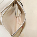 Valentino Rock Studs Tote Bag Leather 2way White Gold Tone Auth BA16624A-27