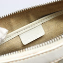 CELINE Hand Bag Canvas Navy Gold Tone Auth BA16627-19