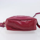 GUCCI Soho Shoulder Bag Patent Pink Gold Tone 308364 Auth BA16630-11