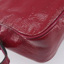 GUCCI Soho Shoulder Bag Patent Pink Gold Tone 308364 Auth BA16630-15