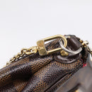 LOUIS VUITTON Damier Ebene Eva Shoulder Bag N55213 LV Auth BA16631-21