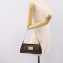 LOUIS VUITTON Damier Ebene Eva Shoulder Bag N55213 LV Auth BA16631-26