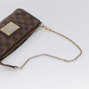 LOUIS VUITTON Damier Ebene Eva Shoulder Bag N55213 LV Auth BA16631-7