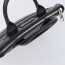GUCCI GuccissimaGG Hand Bag Leather Black Silver 406410 Auth BA16633A-6