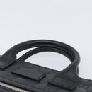GUCCI GuccissimaGG Hand Bag Leather Black Silver 406410 Auth BA16633A-8