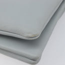 LOUIS VUITTON Trio Shoulder Bag Leather Light Blue Silver LV Auth BA16636A-11