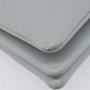 LOUIS VUITTON Trio Shoulder Bag Leather Light Blue Silver LV Auth BA16636A-12