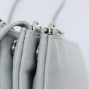 LOUIS VUITTON Trio Shoulder Bag Leather Light Blue Silver LV Auth BA16636A-18