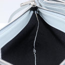 LOUIS VUITTON Trio Shoulder Bag Leather Light Blue Silver LV Auth BA16636A-20
