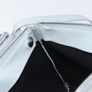LOUIS VUITTON Trio Shoulder Bag Leather Light Blue Silver LV Auth BA16636A-21