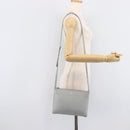 LOUIS VUITTON Trio Shoulder Bag Leather Light Blue Silver LV Auth BA16636A-25