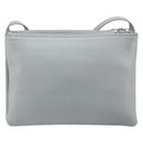 LOUIS VUITTON Trio Shoulder Bag Leather Light Blue Silver LV Auth BA16636A-3