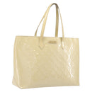 LOUIS VUITTON Monogram Vernis Wilshire MM Bag Broncorail M91441 LV Auth BA16642-1