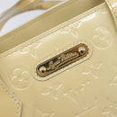 LOUIS VUITTON Monogram Vernis Wilshire MM Bag Broncorail M91441 LV Auth BA16642-16