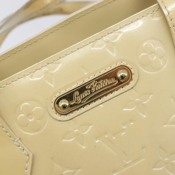 LOUIS VUITTON Monogram Vernis Wilshire MM Bag Broncorail M91441 LV Auth BA16642