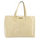 LOUIS VUITTON Monogram Vernis Wilshire MM Bag Broncorail M91441 LV Auth BA16642-2